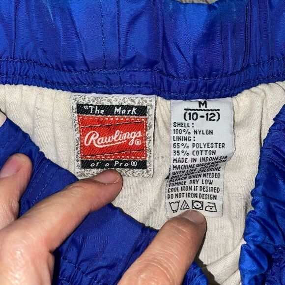 Rawlings fully lined pull on swishy pants youth size med 10-12 - Picture 6 of 7